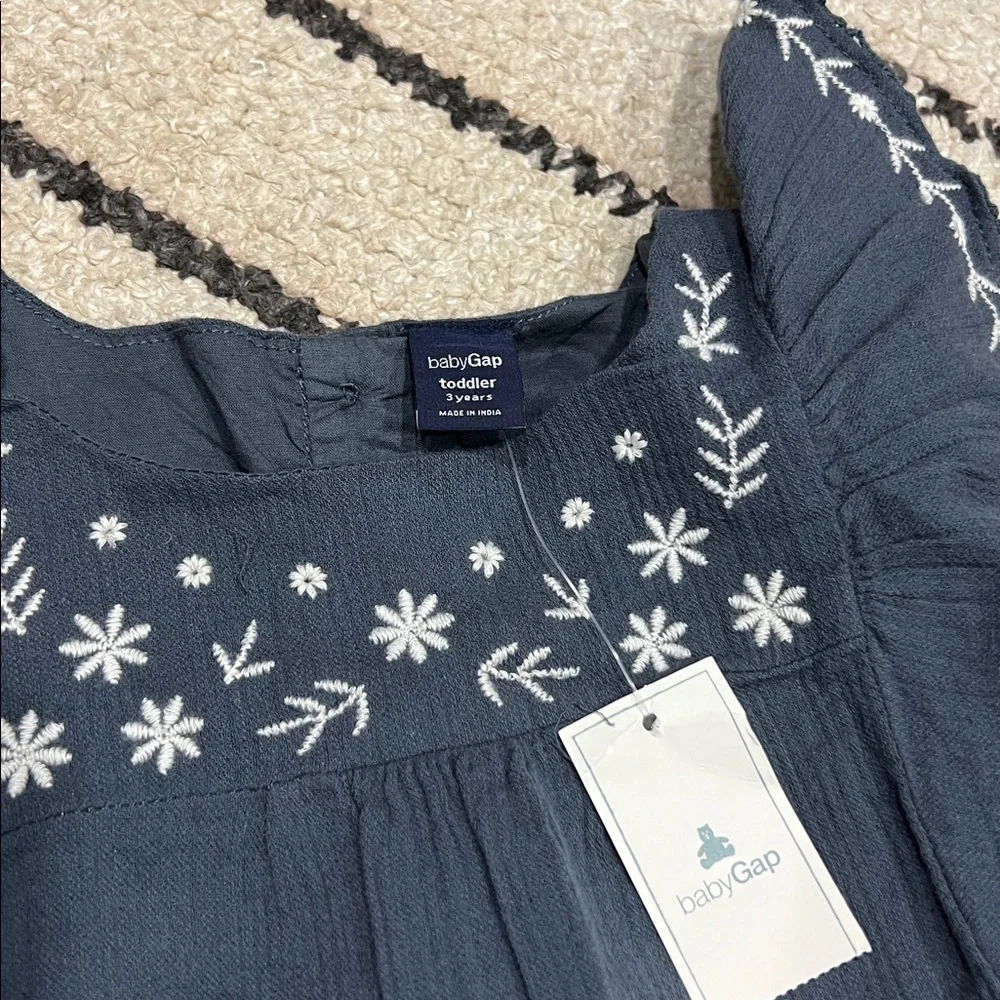 Baby Gap Floral Embroidered dress